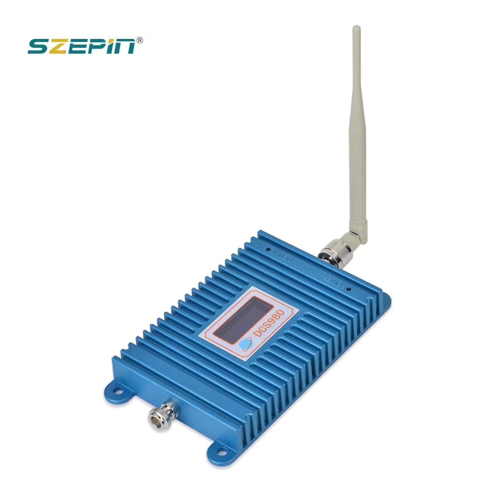 High Quality High Power Lte4G 1800 Megahertz Mobile Phone Repeater Dcs980 Mobile Phone Blue Signal Amplifier