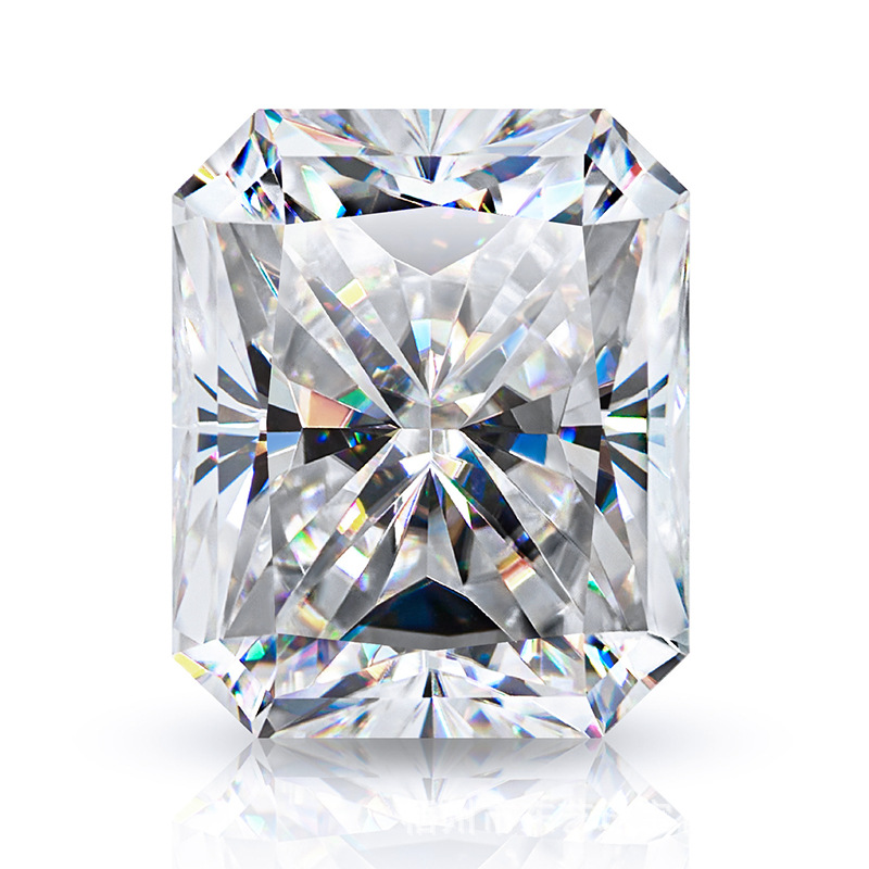 Moissanite Bare Stone Radiant Def Color Vvs Wuzhou Origin Source Manufacturer Direct Supply Spot Wholesale