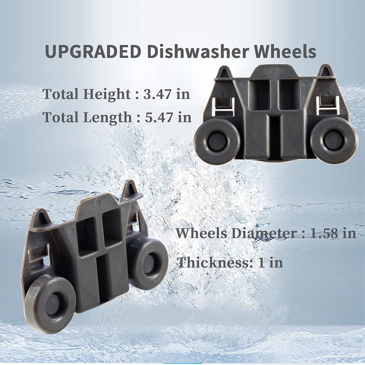 In Stock Amazon $28 Monthly Total 1.8K 4 Pack W10195417 High Temperature Resistance 300 ℉