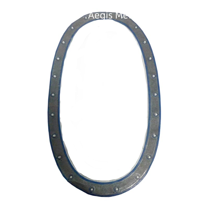 Customized Aerospace Material 5056 Aluminum Alloy Wire Mesh Gasket Aircraft Door Shielding 0.12mm Aluminum Mesh Gasket