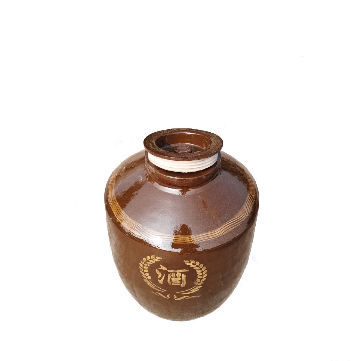 50kg (50kg) Contains Sealing Lid, Earthenware Storage Wine Jar, Special Wine Jar for Drying Vinegar and Wine Storage, Factory Earthenware Jar