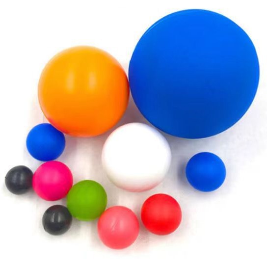 Food grade silicone ball mechanical vibrating screen industrial rubber wear-resistant elastic color ball shock absorption anti-blocking silicone products