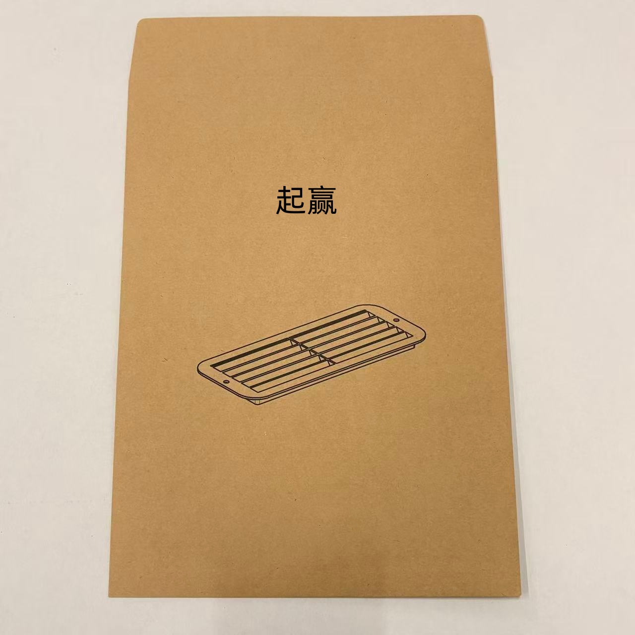 Cross-Border Envelope Paper Bag Kraft Paper Envelope Bag Thickened Invoice Card Envelope Bag with Glue on the Back Sample Bag