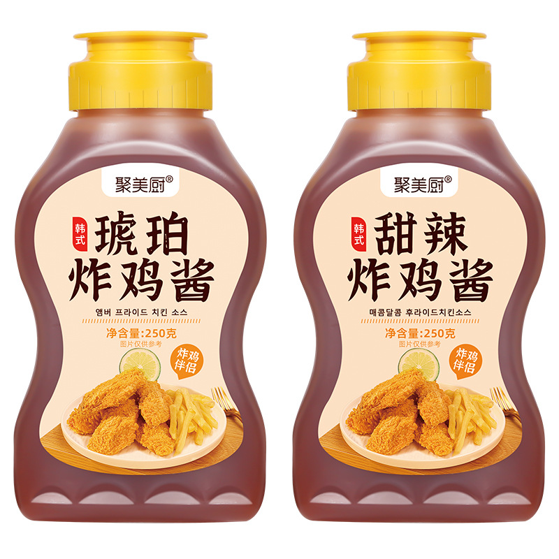 Fried chicken sauce 250g sweet and spicy Korean chicken steak sauce amber honey mustard hamburger fries dip chain special