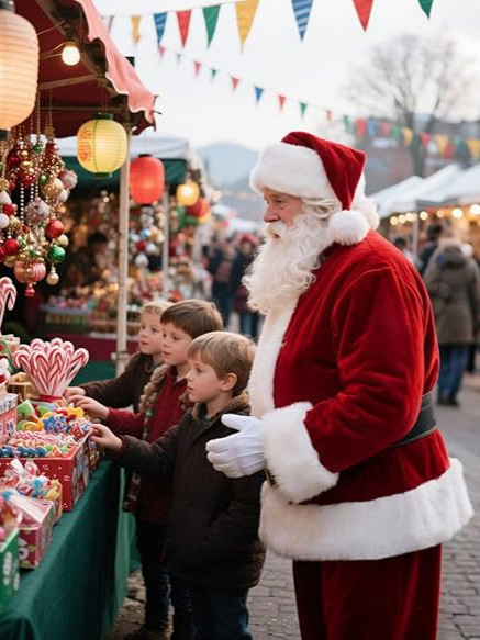 2025 European and American Cross-Border Christmas Clothing for the Elderly Christmas Style Korean Velvet Santa Claus Clothing Amazon