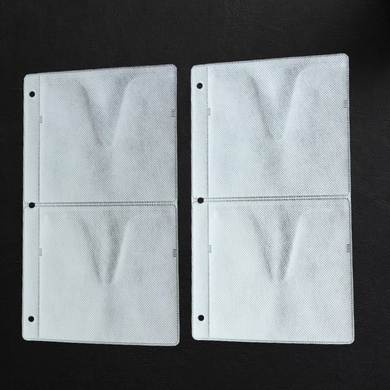 Manufacturer Supplies Three-Hole Cd Inner Pages Can Be Inserted into Two Disc Storage Bags Pp Disc Inner Pages Wholesale