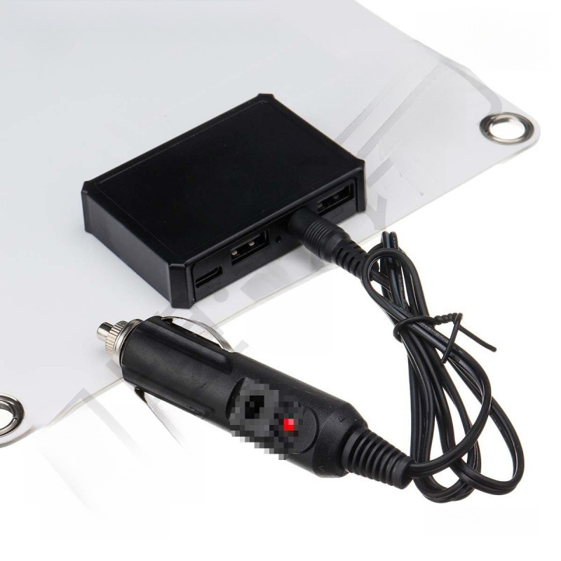 10W15W20W25W Dual USB Monocrystalline Silicon Battery Panel Solar Controller Battery Car Charger 12V Anti-Loss New Product