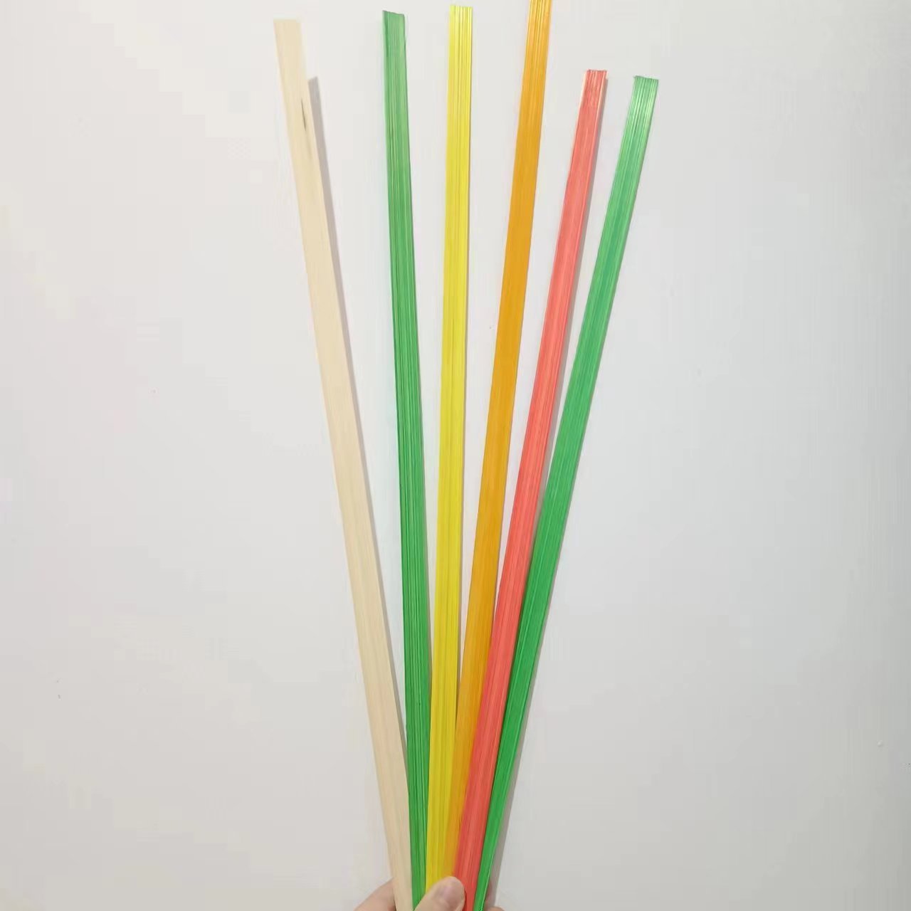 Яркие ручные бамбуковые полоски, материалы для DIY, бамбуковый шелк, детское бамбуковое плетение, бамбуковые кусочки, креативное этническое рукоделие