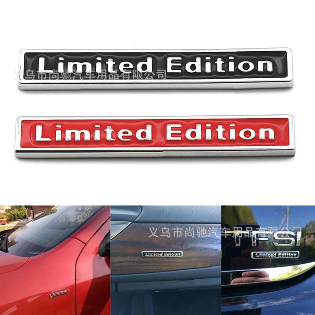 Cross-border limited edition Limited edition metal car logo A4L A6L Q5 modified car tail sticker