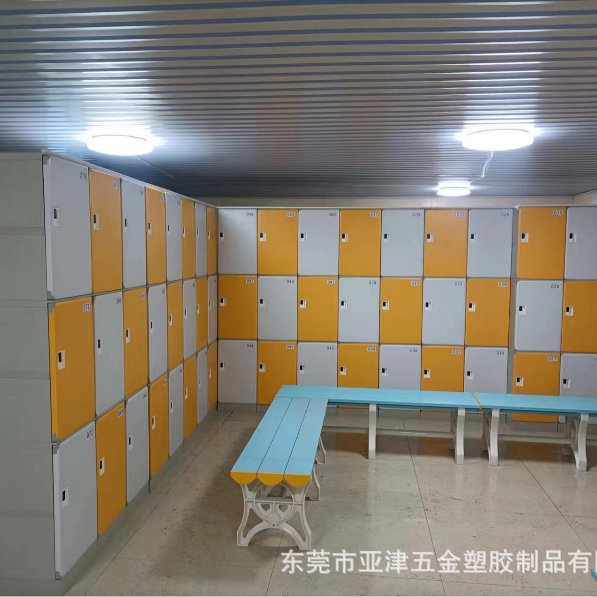 Gymnasium Environmentally Friendly Abs Material Locker Swimming Pool Locker Bathroom Cabinet Waterproof and Moisture-Proof Durable