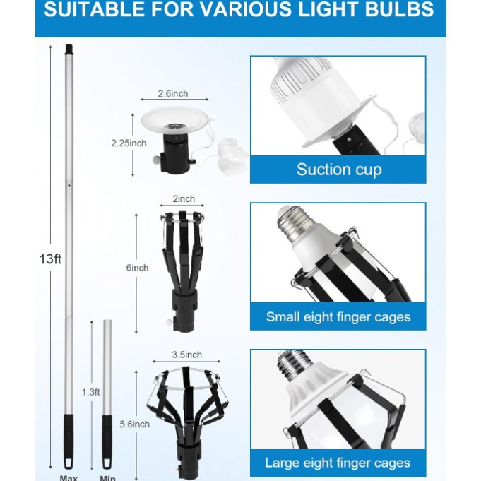 Amazon's Best-Selling High-Altitude Light Replacement Tool, High-Altitude Light Removal Tool, Magic Tool for Changing Light Bulbs