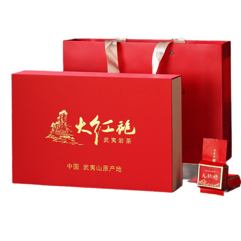 Wuyi Rock Tea Special Grade Dahongpao Tea Gift Box High-End Gift Cinnamon Oolong Tea New Black Tea Wholesale