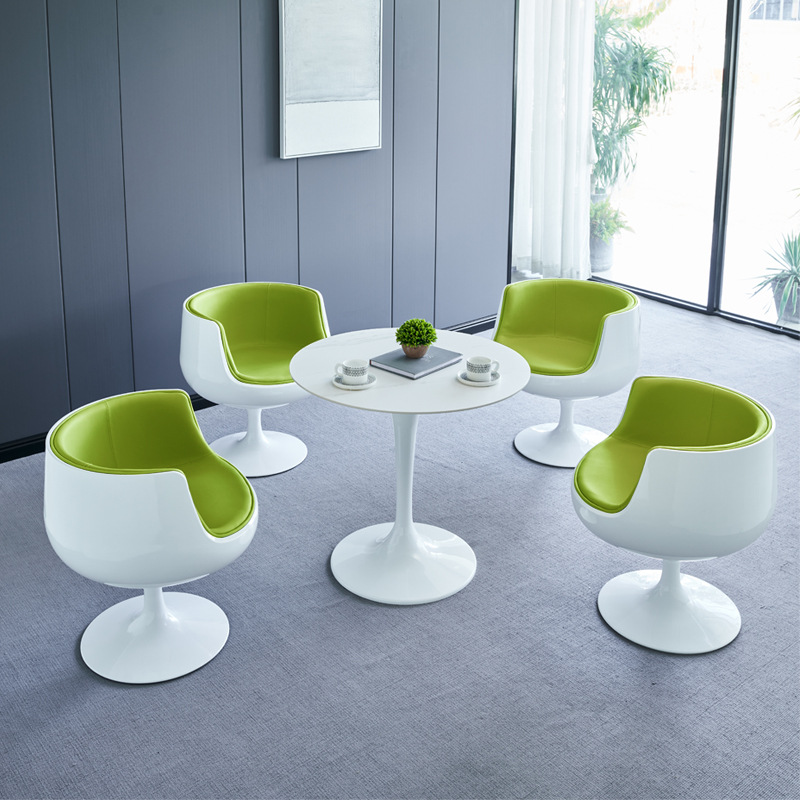 Xjb20 # Negotiating Round Table and Chair Combination, Modern and Simple Reception, Shop Sales Office, Beauty Leisure and Creative Time