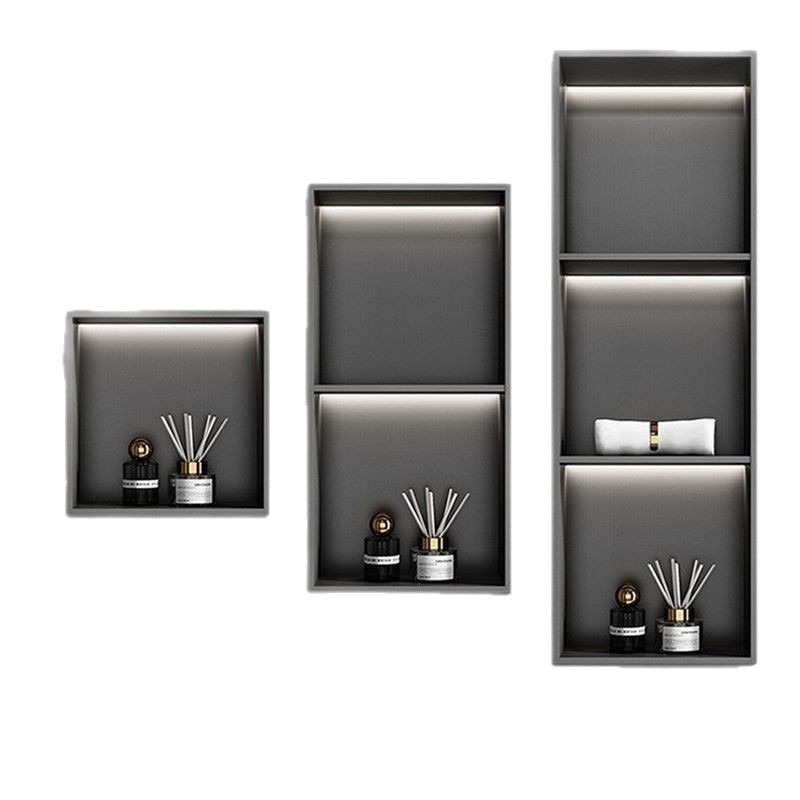 Stainless Steel Niche Bathroom Bathroom Living Room Tv Waterproof and Moisture-Proof Storage Embedded Cabinet Finished Storage Rack