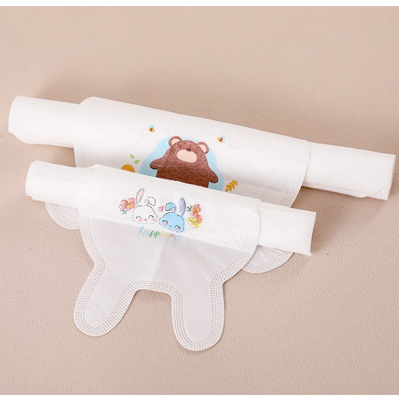 Одноразовое полотенце для пота для детей, хлопковое, для детского сада