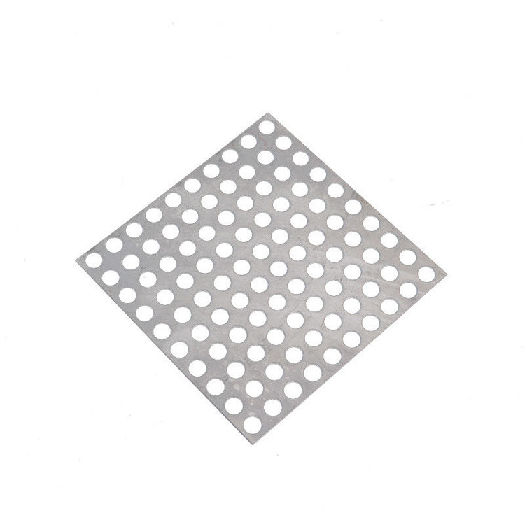 Suzhou Stainless Steel Spray-Coated Corrosion-Resistant Perforated Sheet with Long Holes 201 Anti-Slip Ground Construction Site Perforated Sheet