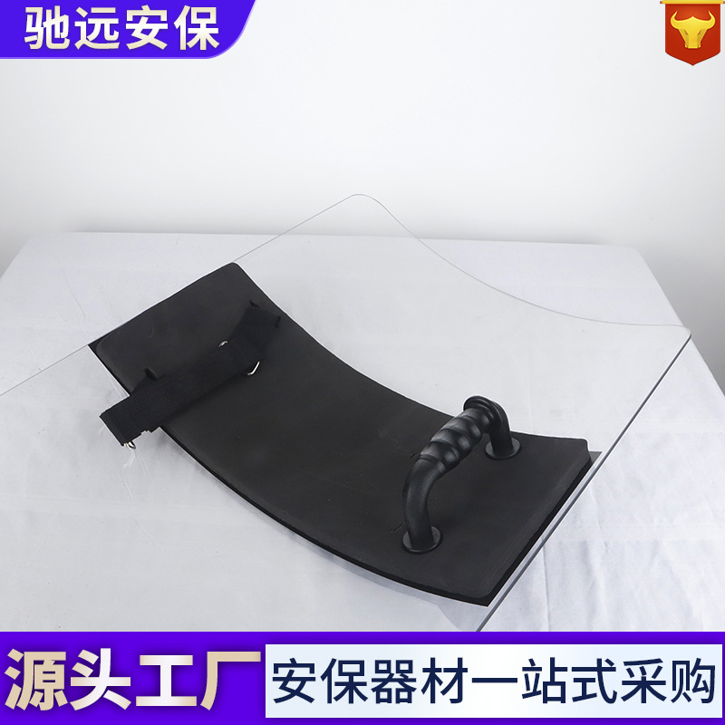 Campus Security Pc Transparent Armed Plastic Protective Explosion-Proof Equipment Riot Shield Ready-Made Manufacturer Riot Shield