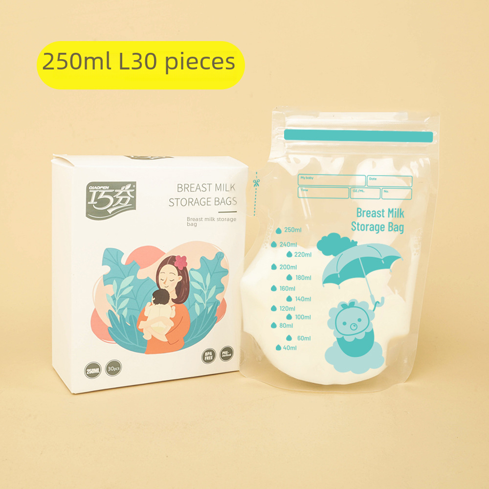 Carefully Selected Best-Selling Breast Milk Storage Bags, Milk Preservation, Breast Milk Storage and Freezing Bags, Breast Milk Bags, 30 Pieces