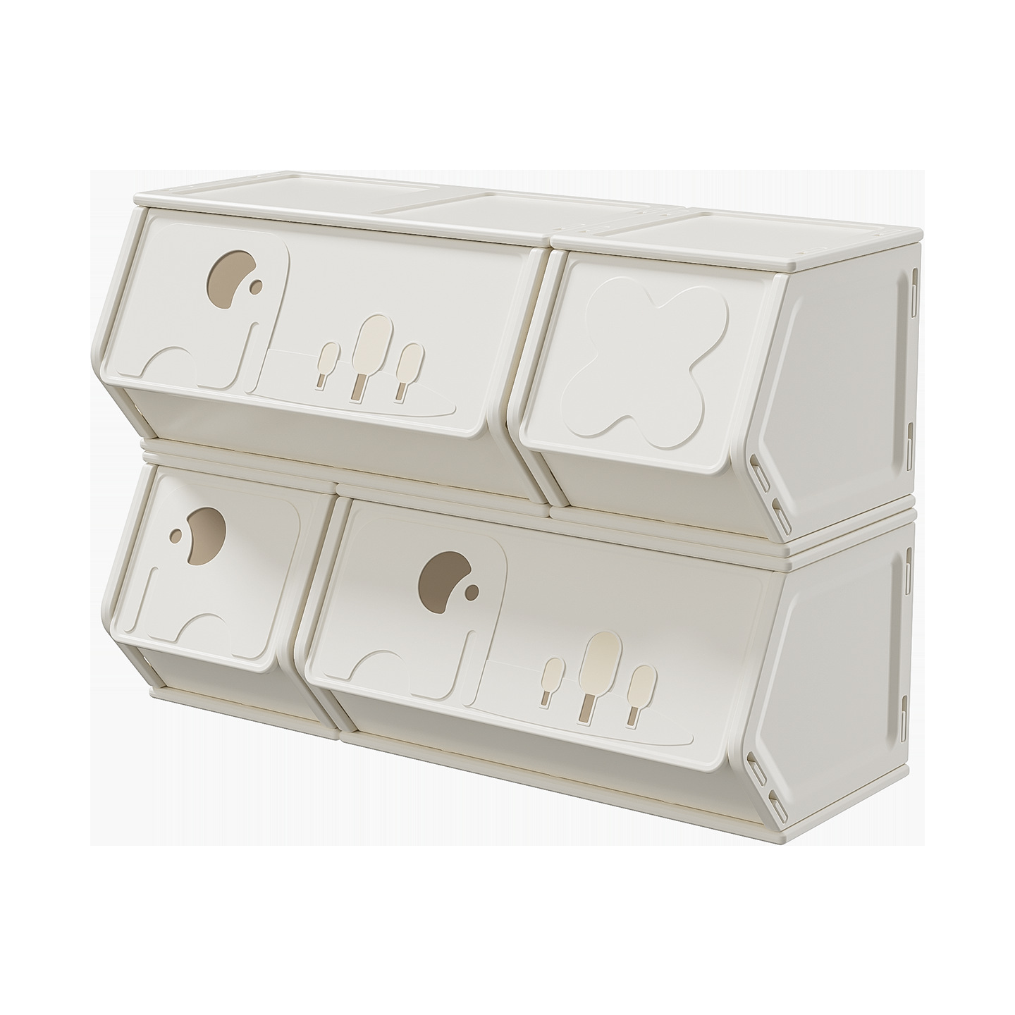 Children's Storage Cabinet Desktop Storage Cabinet Bookcase Baby Toy Storage Rack Snack Cabinet Rack Storage Cabinet Baby