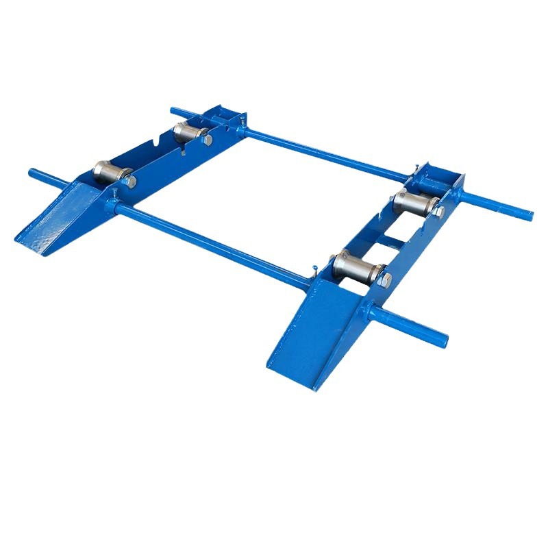 Small rail-type payoff rack portable site cable payoff tray support fiber optic wire horizontal take-up artifact