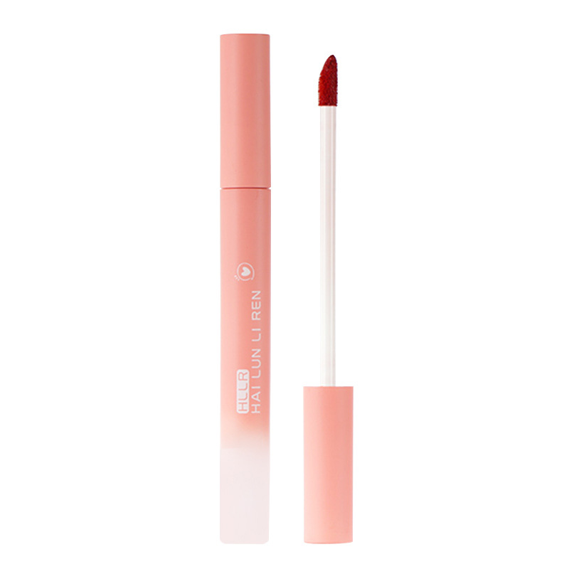 HLLR velvet natural matte lip glaze fade lip pattern white lip gloss affordable student makeup lipstick wholesale generation