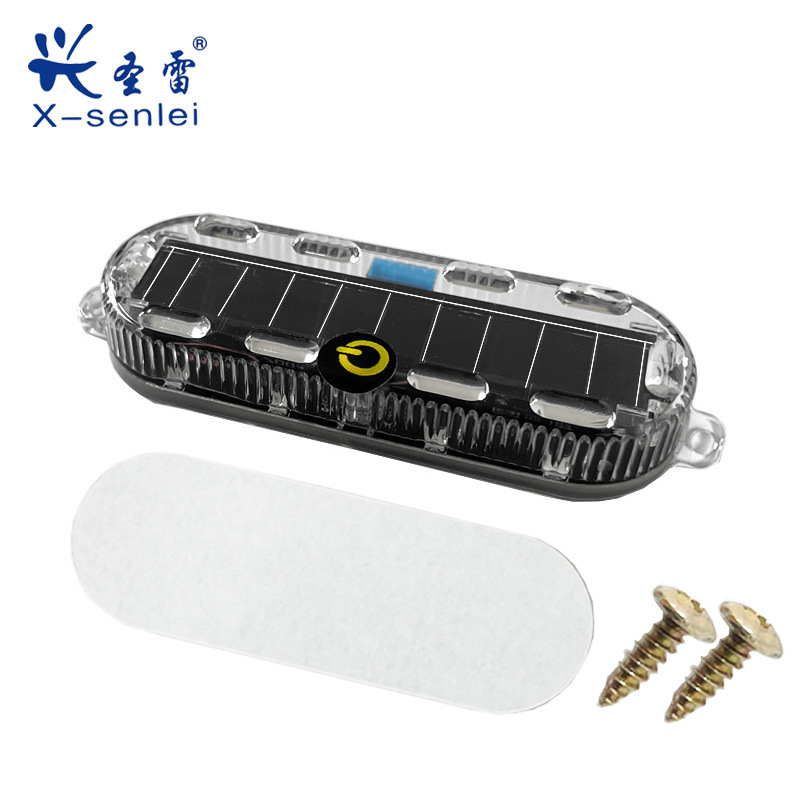 Сигнал предупреждения для мотоцикла, задний цветной мигающий свет, солнечный антикollision фонарь без проводов