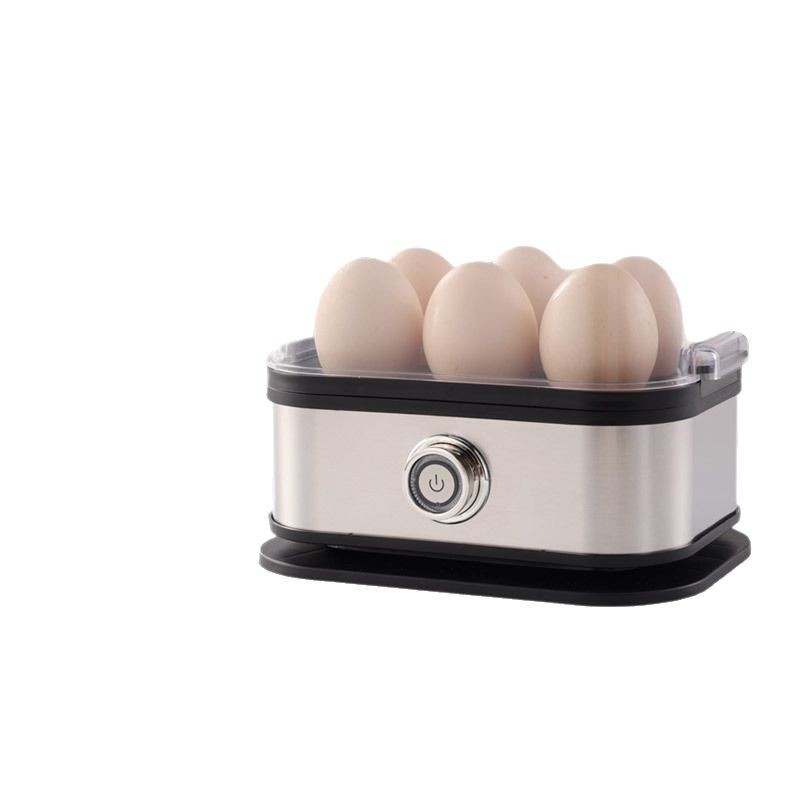 Stainless Steel Egg Boiler Small Mini Portable Egg Boiler Kitchen Egg Steamer Household Breakfast Machine Multifunctional Egg Boiling Machine