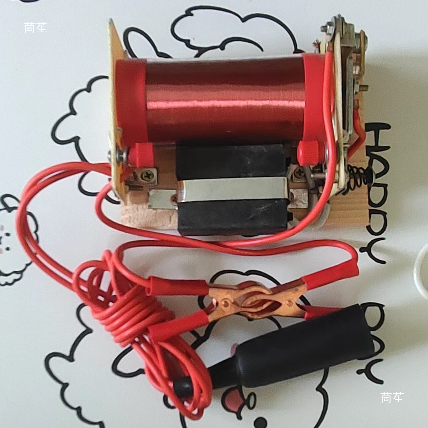 Old-Fashioned White Golden Machine Head Manual Inverter Coil 12V Battery Machine Head Old Model Booster Transformer Default Item Others