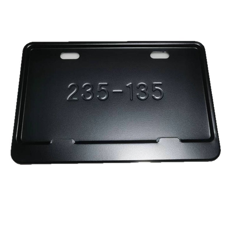 Cross-Border Philippine Motorcycle License Plate Frame Motorcycle License Plate Protection Frame Aluminum Alloy License Plate Frame Manufacturer