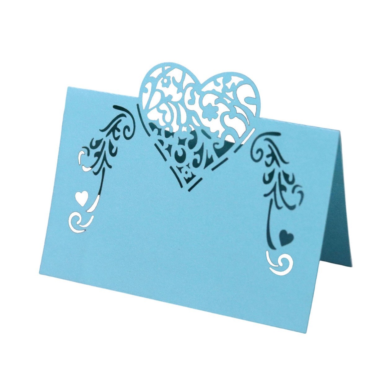Amazon wedding three-dimensional love seat card laser hollow table card butterfly sign-in table name card now issued