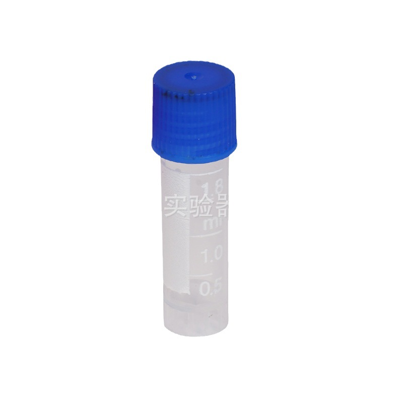 With scale freezing tube manufacturers supply screw cap round bottom polypropylene centrifuge tube 1.8ml disposable freezing tube