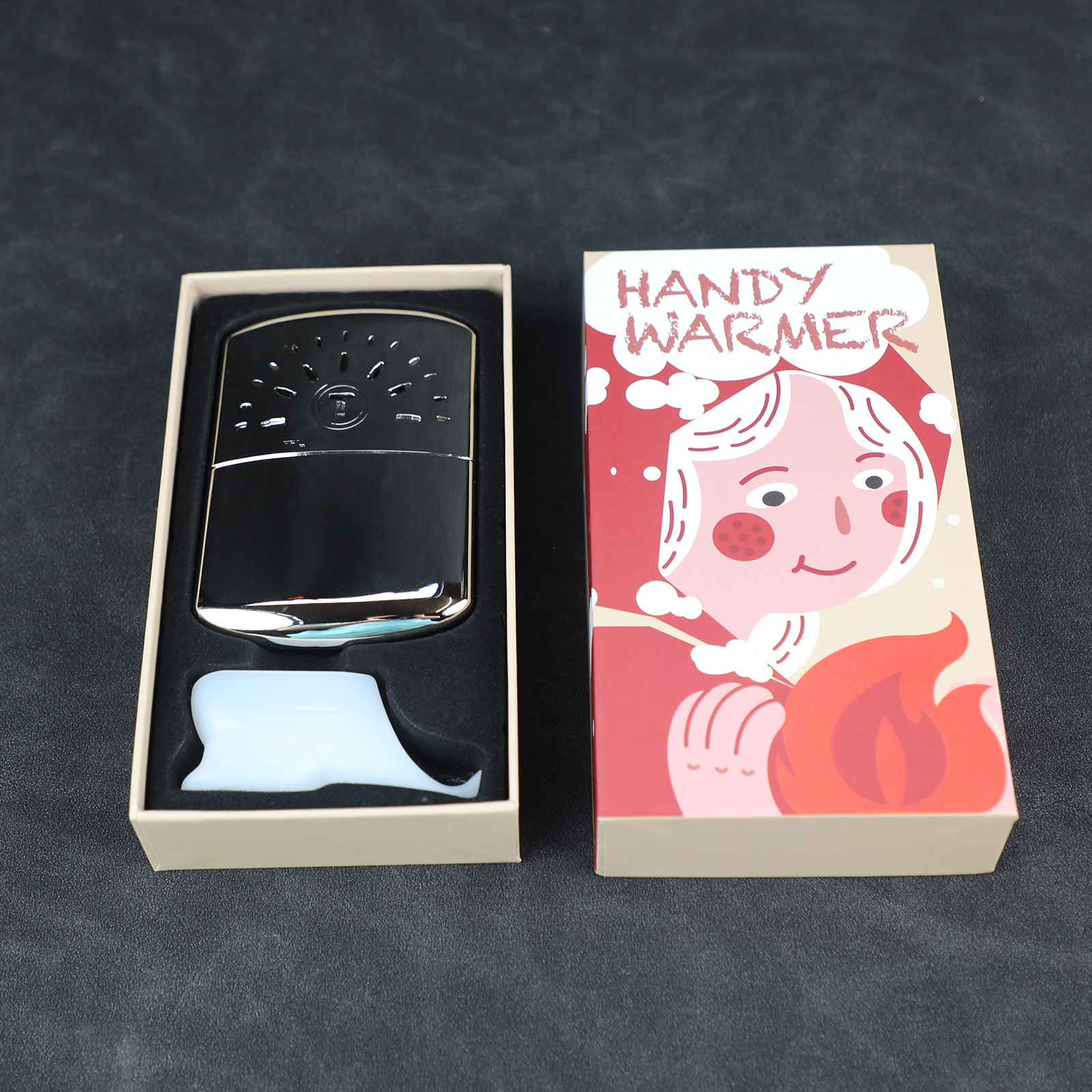 Original Genuine Double Gun Pocket Stove Copper Pocket Stove Hand Warmer Mini Hand Warmer Environmentally Friendly Insulation Retro