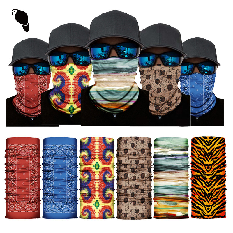 Pattern Series Spot Magic Headscarf Multifunctional Seamless Headscarf Cross-Border Printed Neck Scarf Mask Outdoor Cycling