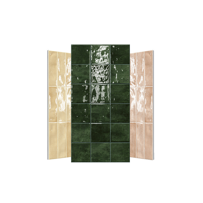 Bright Gradient Glazed Plaid Tiles 400X800 Kitchen Bathroom Wall Tiles B&B Cafe Popular Tiles