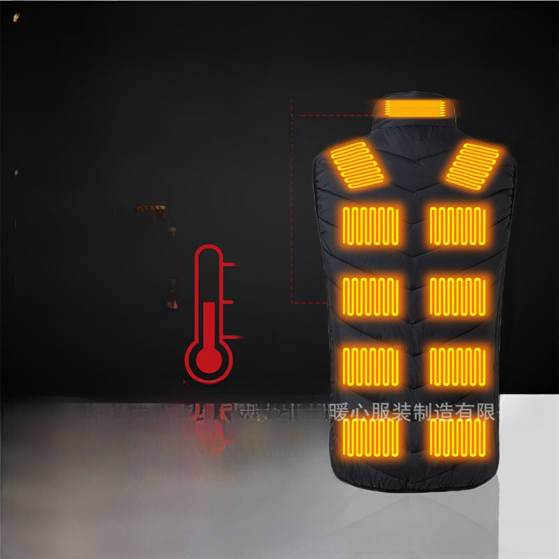 Cross-Border Winter Heating Vest, Large Area Heating Electric Heating Vest, Constant Temperature Heating Clothing, Heating Vest, Heating Cotton Coat