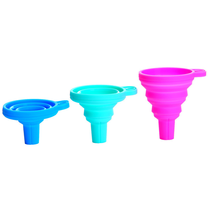 Silicone Folding Funnel Large Diameter Suction Nozzle Grain Storage Bag Funnel Ice Bag Water Injection Special Soy Sauce Kettle