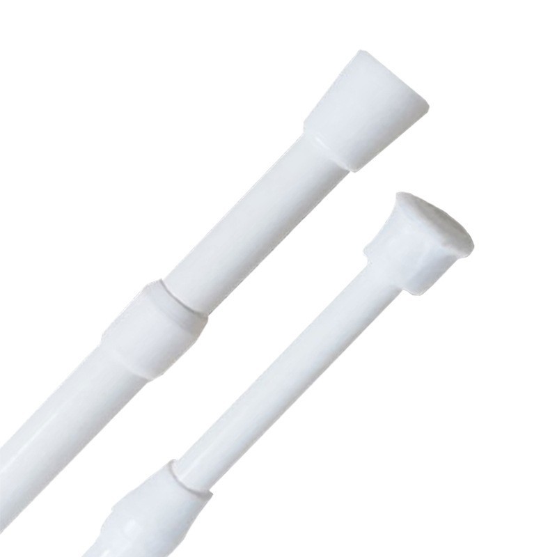 Punch-free telescopic rod door curtain rod curtain rod shower curtain rod clothes drying Rod Roman Rod wardrobe cabinet strut wholesale