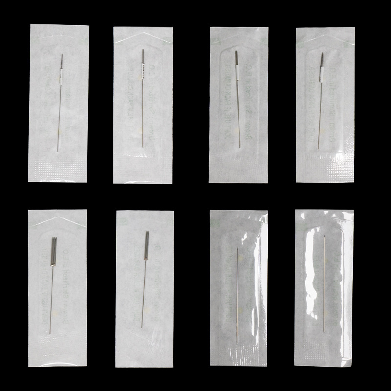 Half-throwing tattoo machine needle tattoo needle piece fog eyebrow eyebrow tattoo single needle cap row five needle round three needle 0.35 machine needle