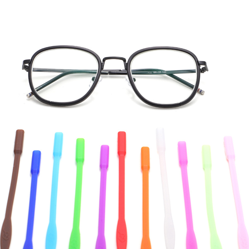 Children's Glasses Anti-Slip Rope Glasses Strap Lanyard Silicone Glasses Rope Anti-Slip Ear Hook Anti-Slip Eye Rope Wholesale