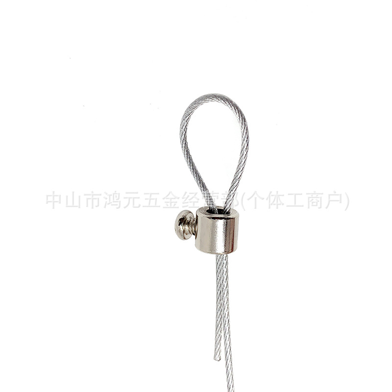 Wire Rope Chuck Clamp Double Control Screw Locking Device Locking Wire Buckle Locking Device Wire Rope Locking Device Fastener