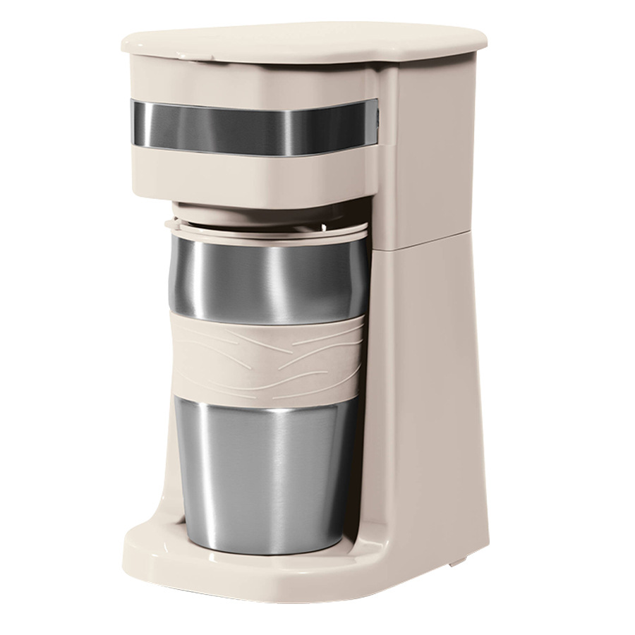 Foreign Trade Cross-Border Small Portable Coffee Machine for Home Use, Office Coffee Beans, American Single-Cup Drip Filter Mini