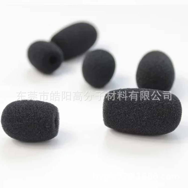 in stock headset sponge set mi cotton sponge set head wear microphone mi cotton collar clip bee sponge set