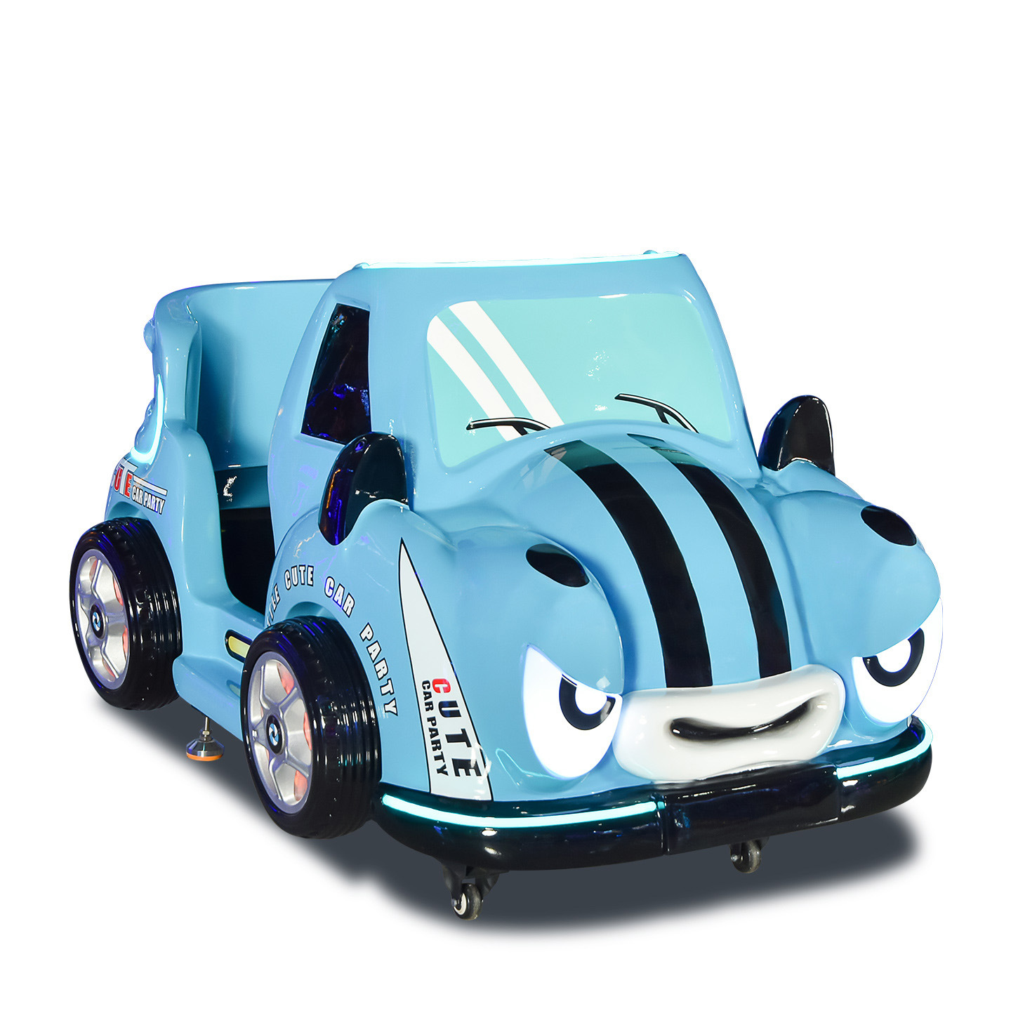 Fiberglass Rocking Car Children's Coin-Operated Game Machine Commercial Indoor Single Car Racing Swing Machine Customization