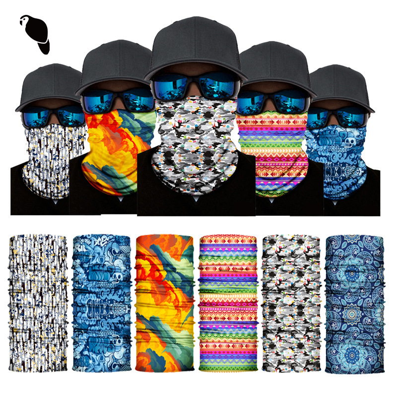 Серии узоров Xunhui теплая магическая повязка на голову защитное снаряжение для велоспорта наружная маска бесшовная бандана