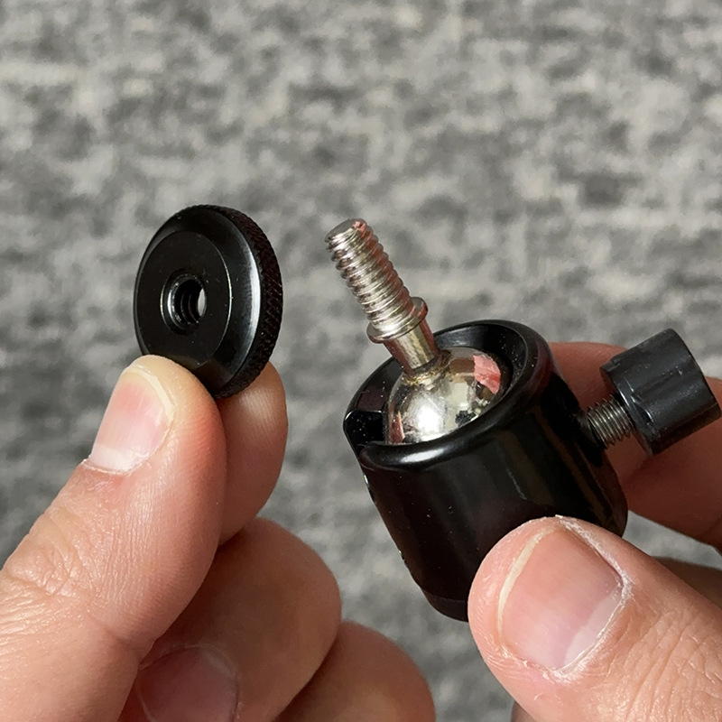 PTZ metal sheet replacement screw live mobile phone bracket accessories solid aluminum alloy gasket universal 1/4 screw