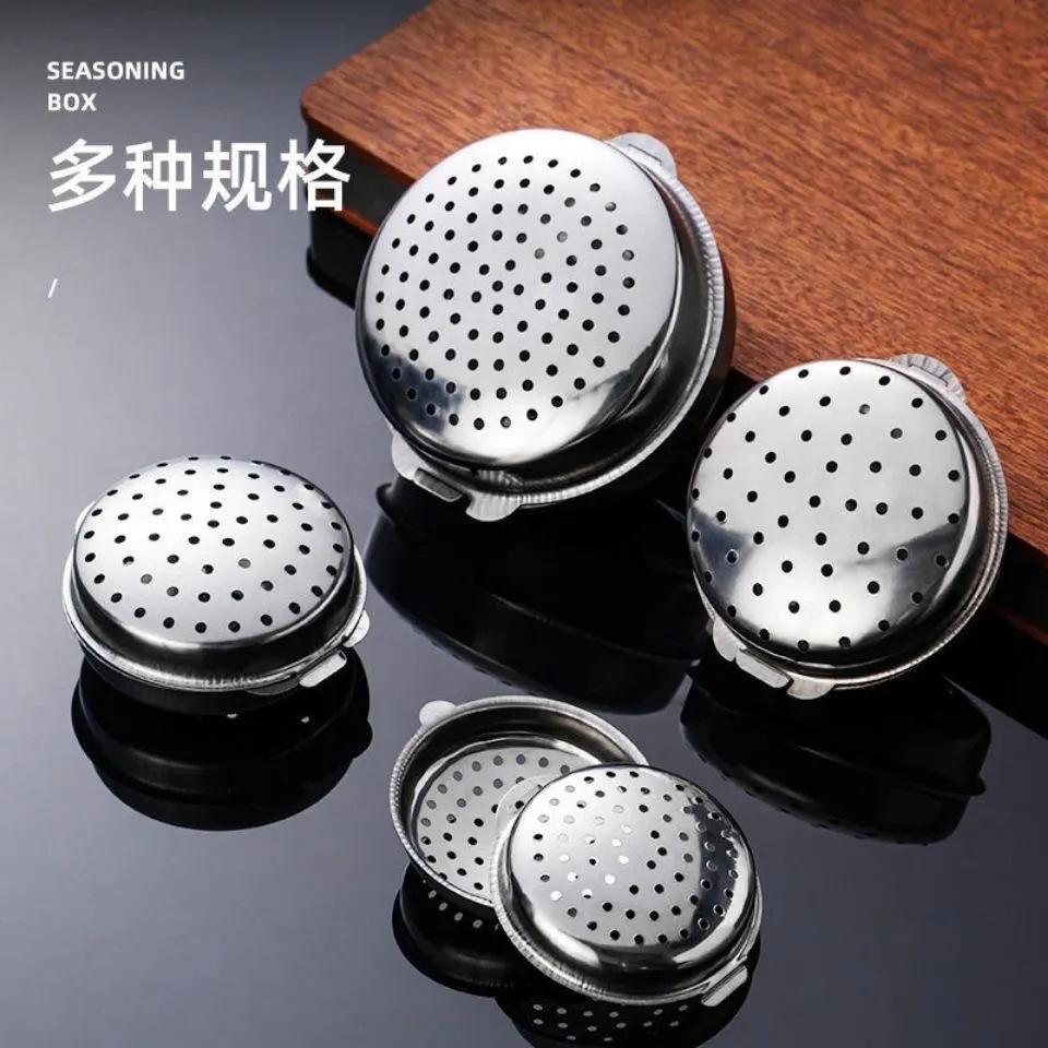 Seasoning Ball Food-Grade Stainless Steel Soup Stew Meat Spice Seasoning Box Kitchen Household Tea Filter Marinade Ball Bag