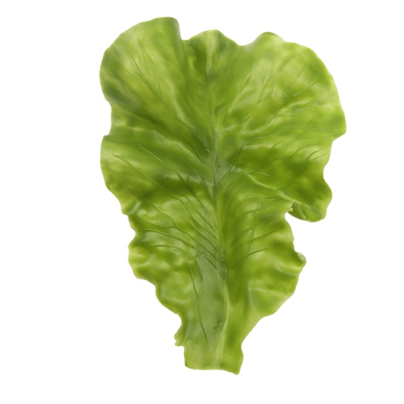 Simulation Lettuce Leaves Vegetable Fake Vegetable Fruit and Vegetable Model Decoration Props Lettuce Ornaments Fruit and Vegetable Leaves Large