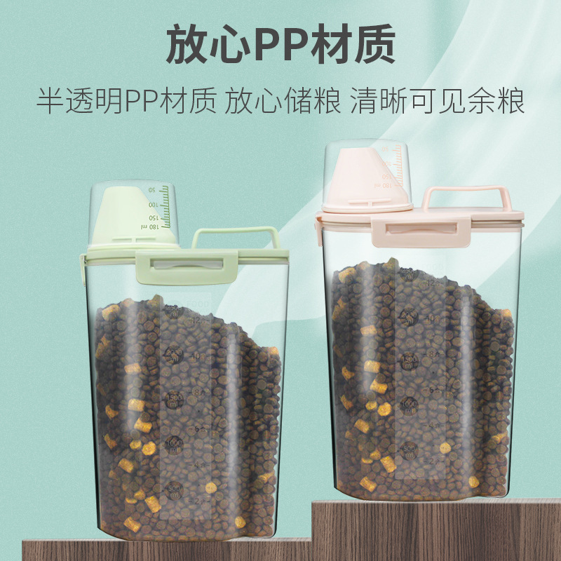 Cat Food and Dog Food Storage Container, Pet Food Storage Sealed Box, Storage Box, Storage Jar, Small Fresh-Keeping Container for Cats