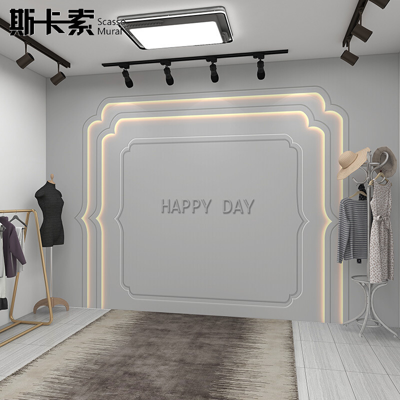 Фоновая стена для интернет-звезды, 3D стерео обои, классный мурал якоря, стильные обои для женщин, текстиль для стен