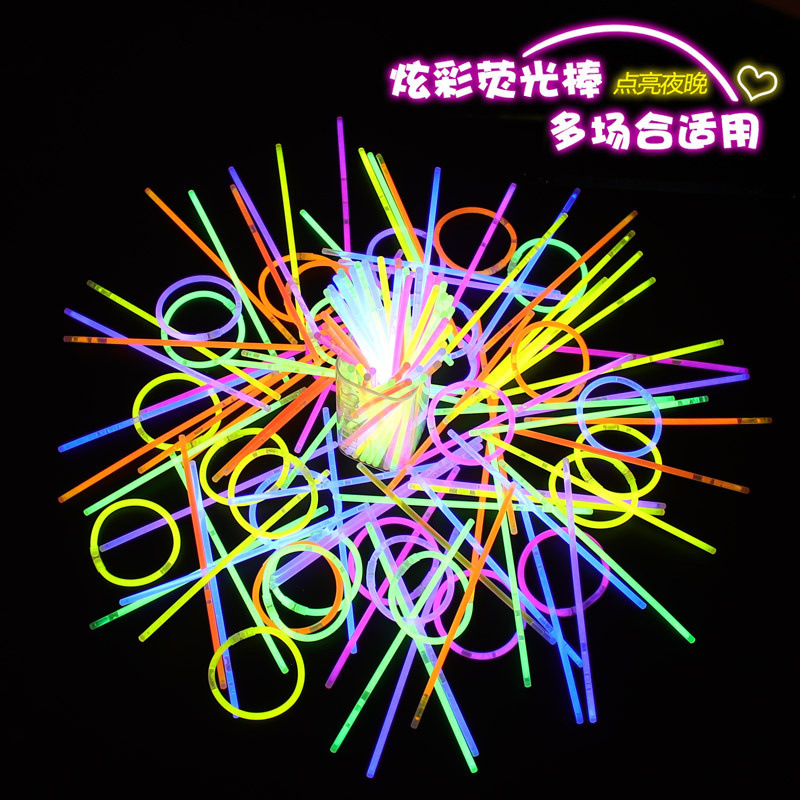 Fluorescent stick wholesale rotating lollipop children's dance props party atmosphere concert colorful luminous stick